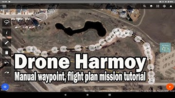 Drone Harmony manual waypoint flight plan for the DJI mavic pro tutorial