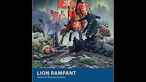 Battle Report ; We play Lion Rampant ..... the fugitive