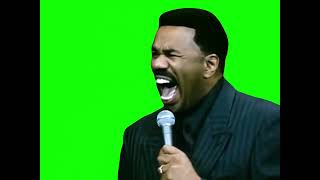 Steve Harvey Doing Monkey Noises - Green Screen