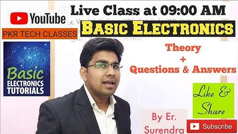 #basic_semiconductor_physics | #live_class-2|  energy band gap | basic electronics | Surendra Sir