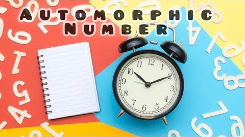 automorphic number explained with examples in tamil-Introduction for beginners-learn basics