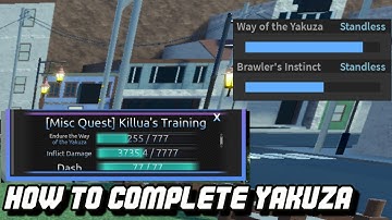 [ AUT ] how to DO Endure the way of yakuza for killua quest