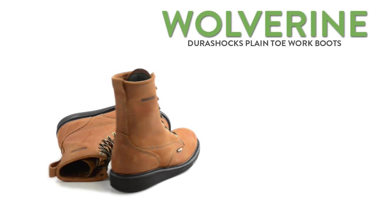 Wolverine DuraShocks Plain Toe Work 