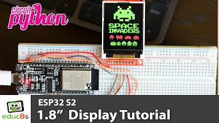 ESP32 S2 Color Display ST7735 How to use tutorial with Circuit Python