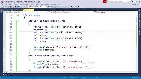 C# - Task Parallel Library