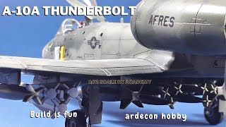 A-10A Thunderbolt Full build 1:72 scale by Academy