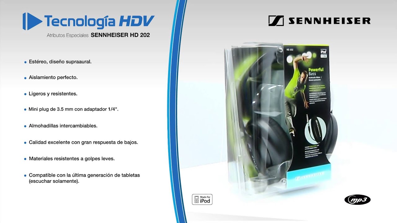 Audifonos HD202 Sennheiser
