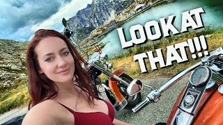 The BEST MOUNTAIN PASS in the Swiss Alps? Beach Bars on my Harley Davidson makes it super fun!