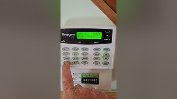 How to omit / program alarm zone out of Texecom alarm system