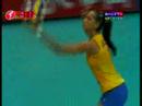 BRASIL 2 X 3 CHINA 5 SET 1 PARTE WORLD GRAND PRIX 2008