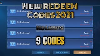 NEW 9 REDEEM CODES 2021 Mobile Legends . Redemption Code ML screenshot 4