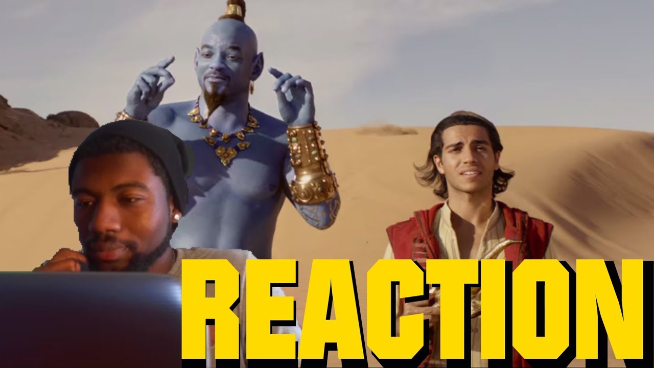 Aladdin Official Trailer REACTION - YouTube
