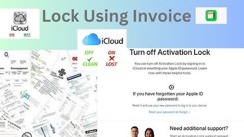 How to remove iCloud official  Invoice method. All Clean Mode iPhone / iPad / MacBook / Apple Watch