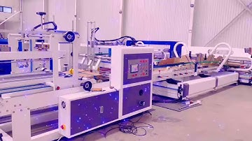 Packaging Machine High Speed Carton Box Automatic Folding Gluing Machine For Corrugated Carton Boxes