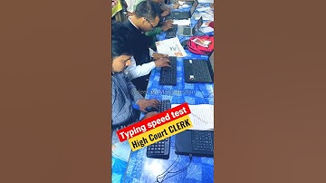 Kunj Steno & Typing classes Kanpur Nagar UP High court Clerk typing test #typing  #exam  #shorts