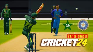 217 to chase!  INDIA vs PAKISTAN