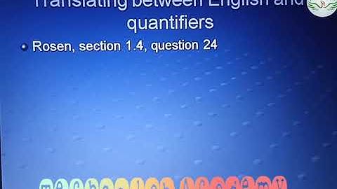 Discrete Mathematics Lecture #17 ( Nested Quantifiers)