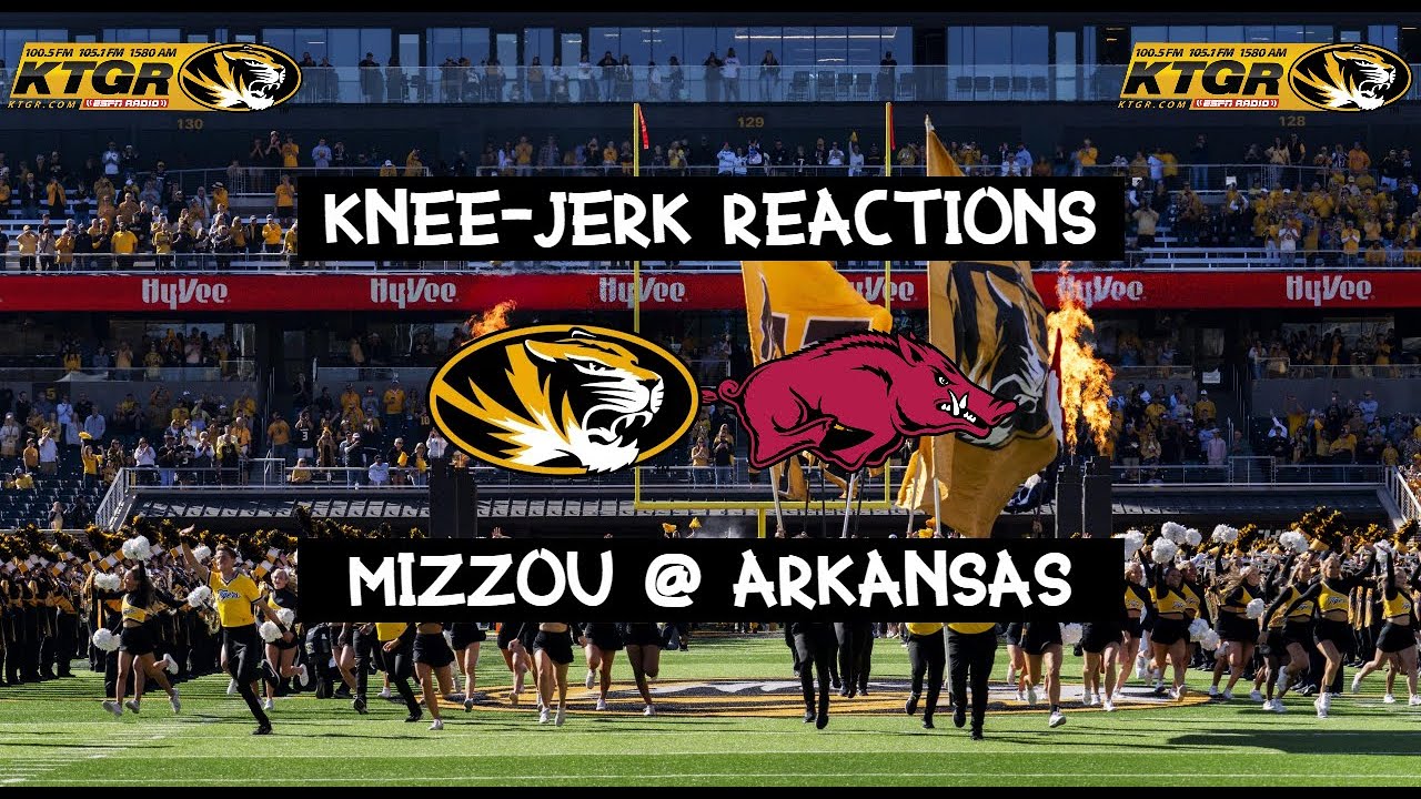 Knee-Jerk Reactions: Mizzou 31, Arkansas 17