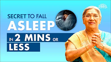The Art Of Falling Asleep In 2 Minutes With Yogic Practice | Deep And Quick Sleep | Dr. Hansaji