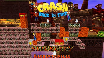Crash Bandicoot - Back In Time Fangame: Aangepast level: Slick City door Alebertapella