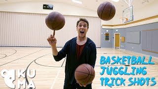 Basketball Juggling Trick Shots! 