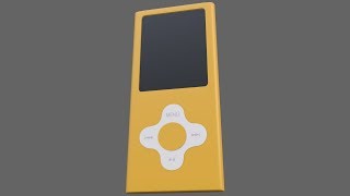 Modeling and texturing a MP3 player - Blender 2.8 Tutorial