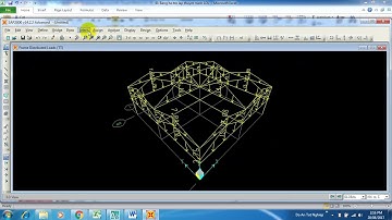 Chạy Nội Lực Bể Nước Bằng Sap2000