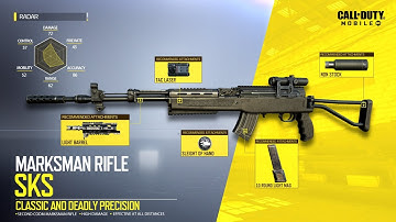 COD Mobile New Marksman Rifle SKS Hardpoint TDM Gameplay | CODM New Marksman Sniper Rifle Gameplay.