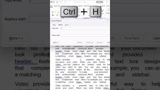 How to Remove Extra Space between words in MS Word.