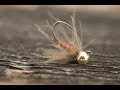 Tying an one feather nymph  a cdc nymph for trout and grayling