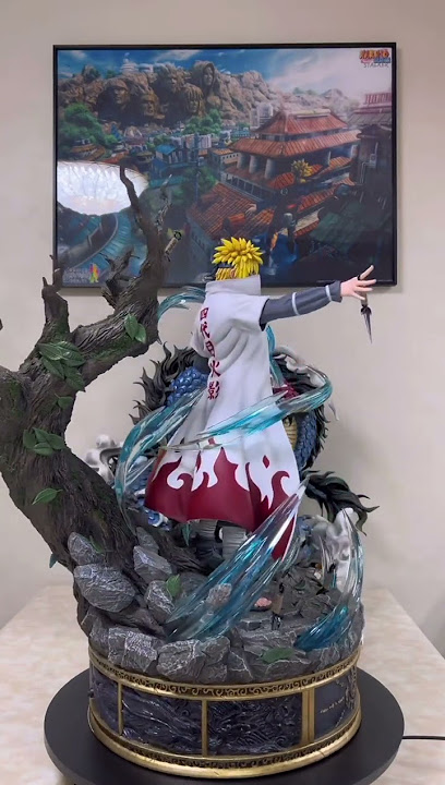 Estátua Yellow Flash of the Leaf Namikaze Minato - Naruto Shippuden - 1/4  Scale - Hex Collectibles - Iron Studios Online Store