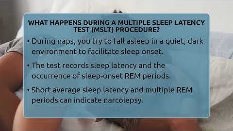 What Happens During A Multiple Sleep Latency Test (MSLT) Procedure? - Sleep Apnea Support Network