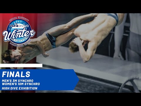 Men's 3m Synchro and Women's 10m Synchro Finals- 2021 USA Diving Winter Nationals