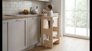 MamaToyz 07 Kule Flip Learning Tower and Activity Table Installation