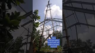 begini cara mengangkat kuda kuda WF pakai jangka manual begini cara mengangkat kuda kuda WF pakai jangka manual