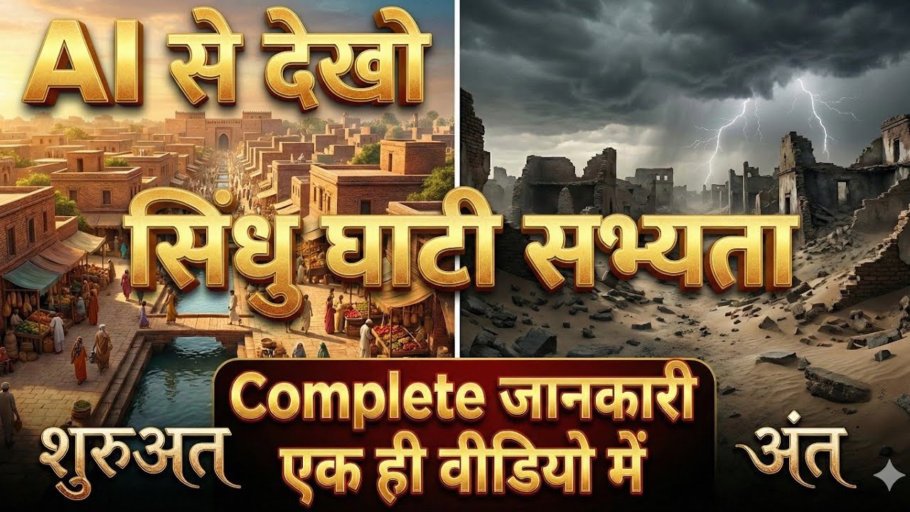 Complete Sindhu Ghati Sabhyata in One Video !🔥|| One Shot ( Indus Valley Civilization) for SSC,PCS