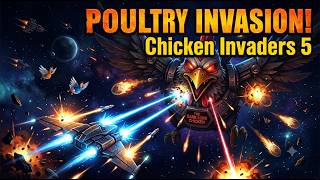 🔴Nostalgic PC Shooter! 💥 Chicken Invaders 5: Cluck of the Dark Side screenshot 4