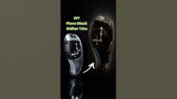 DIY BMW Piano Black Gear Selector Shifter Knob Trim #e70 #bmw #carmodification #bmwmodified  #cartok