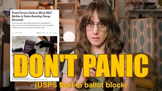 USPS Wants To Block Mail-In Ballots For Trump