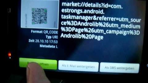 HTC Desire HD - Barcode Scanner