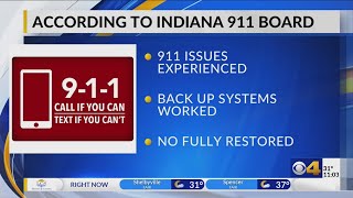 Several Indiana counties have 911 phone systems restored after temporary outage