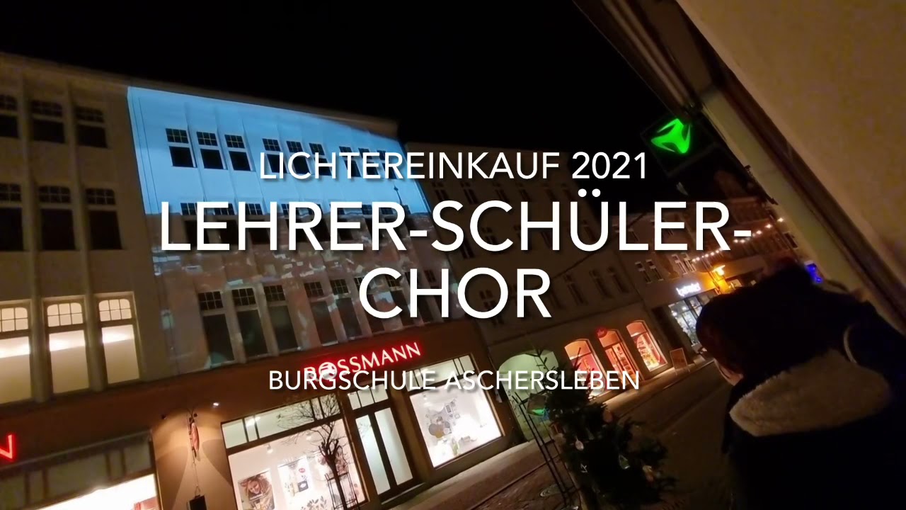 Gänsehautmoment beim Lichtereinkauf in Aschersleben