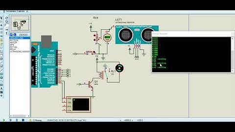 Prototype automatic Garage door  using Arduino and ultrasonic sensor