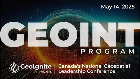GeoIgnite 2025 - GEOINT program
