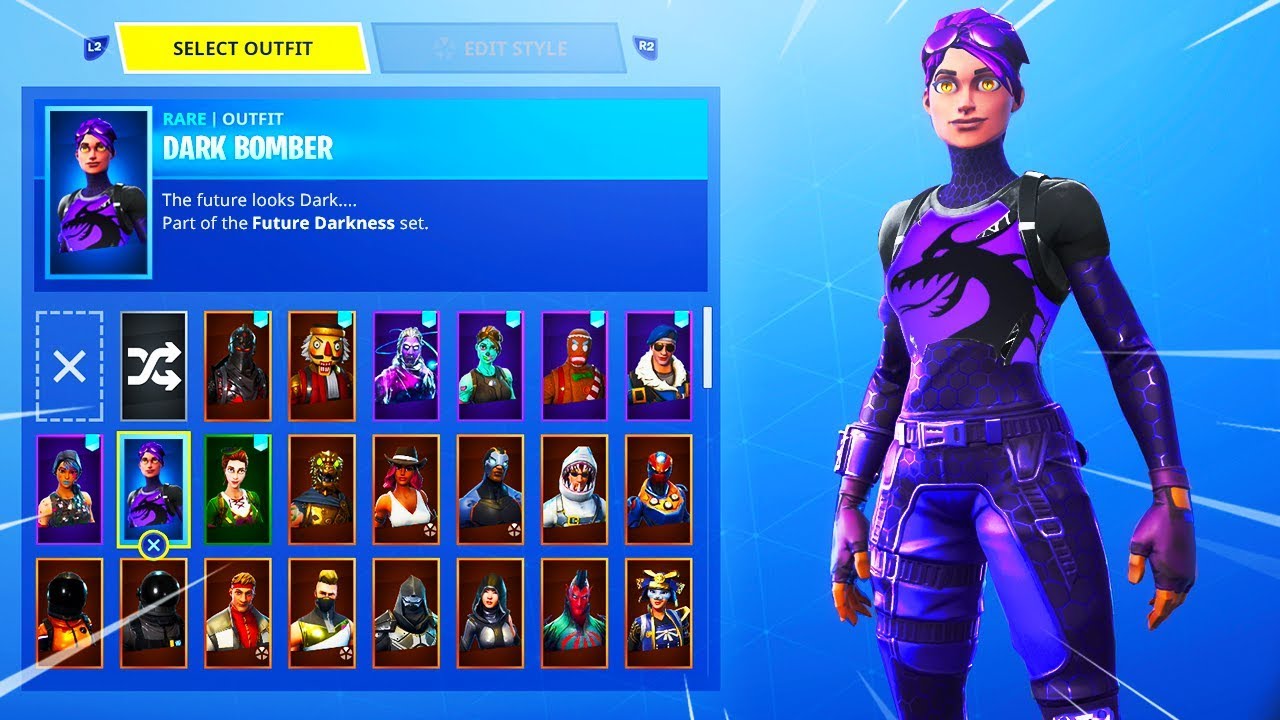 New DARK BOMBER Skin in Fortnite.. - YouTube