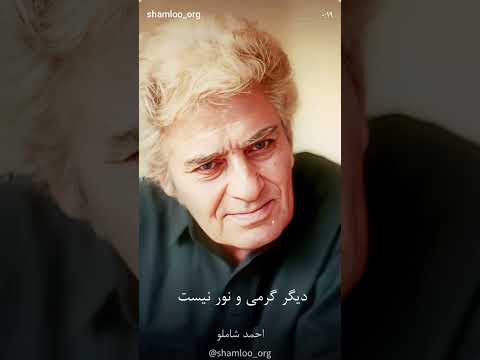 بی آنکه دیده بیند استاد شاملو