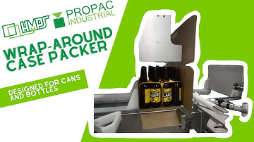 High-Speed Wraparound Case Packer for Bottles and Cans