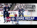 Gm 5 avalanche  jets 430  nhl highlights  2024 stanley cup playoffs