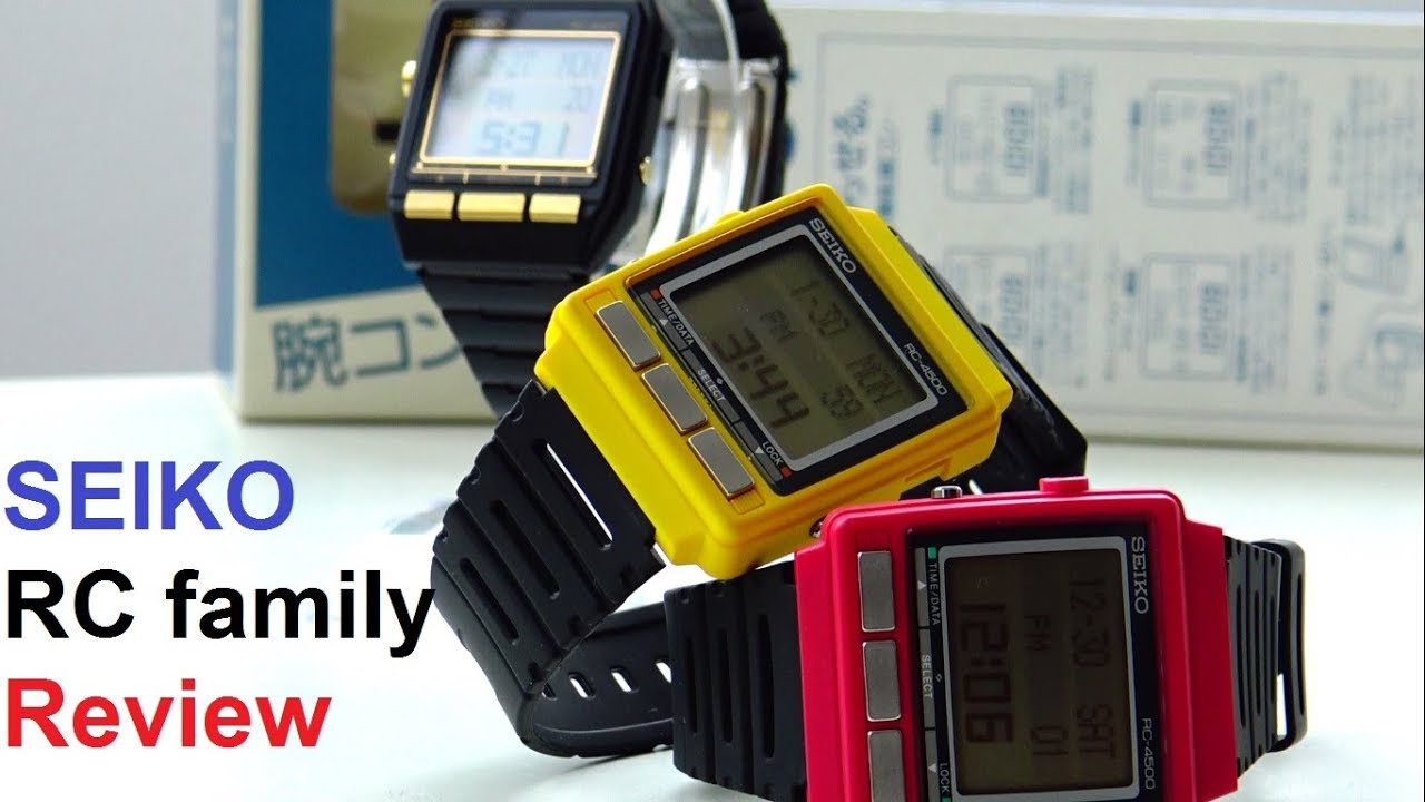 Seiko RC Family Review - Ep 64 - Vintage Digital Watches - YouTube