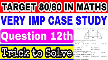 Easiest Way to Solve Case Study Based Questions🔥 12th Maths